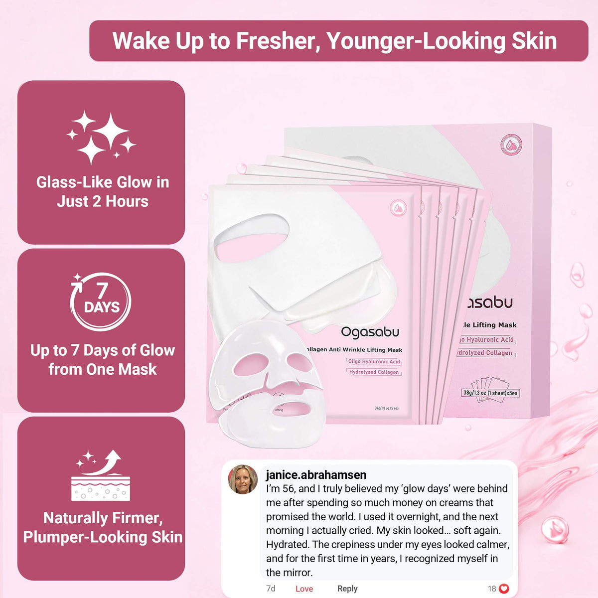 Bio-Collagen Face Mask Glow Up