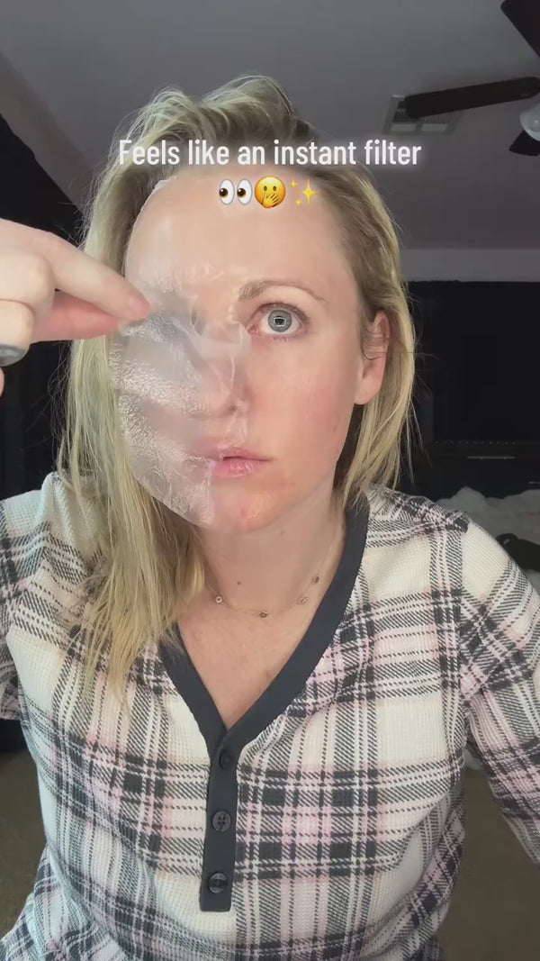 Did not think this mass was going to make my skin feel this soft, hydrated, and bouncy. I am obsessed 😍 #GlassSkin #SkinCare #HydratingMask #CollagenMask #plumpskin