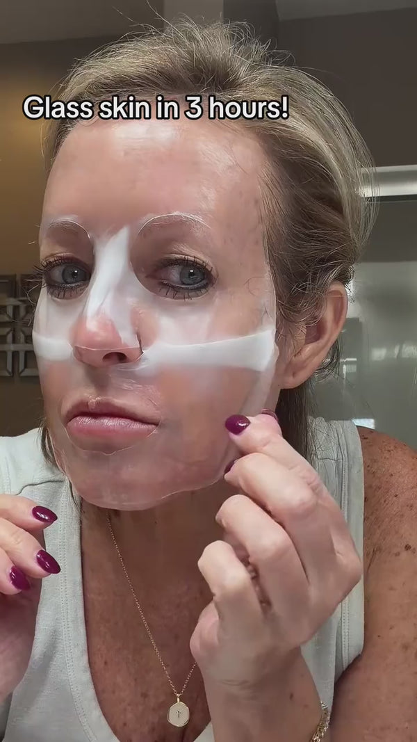Collagen mask #collagenmask #glassskin #skincare #hydratingmask #skincareroutine