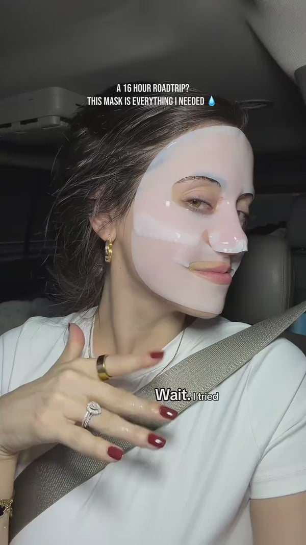 Pt. 181: getting to the destination w glass skin? 🙋🏻‍♀️🙂‍↕️ #collagenmask #skincare #glassskin #skincareroutine #tiktokshopcreatorpicks